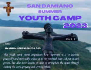Read more about the article San Damiano Summer Youth Camp 2023